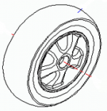 Wheel Assembly / Tyre / Tire Size: 240x75
