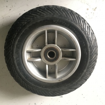 Used 2x7 Front Wheel Assembly For A Pride GoGo Mobility Scooter Y311