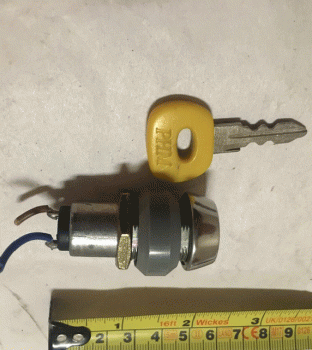 Used Lock & Key Switch For A Mobility Scooter Spares AD24