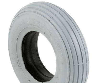New 200x50 Ribbed Grey Solid Tyre Tire For A Mobility Scooter