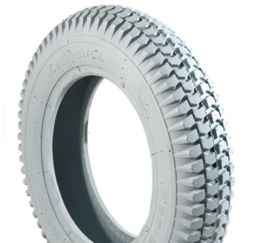 New 3.00-8 Grey Block Pneumatic Tyre Tire For A Mobility Scooter