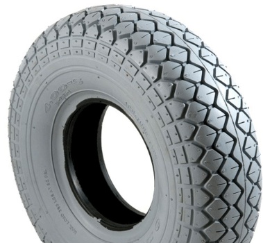 New 330x100 (4.00-5) Grey Pneumatic Tyre For A Mobility Scooter