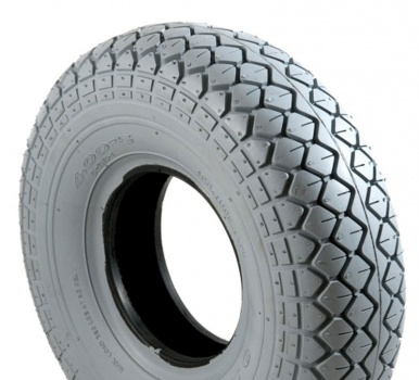 New 330x100 4.00-5 Diamond Block Grey Solid Tyre Tire