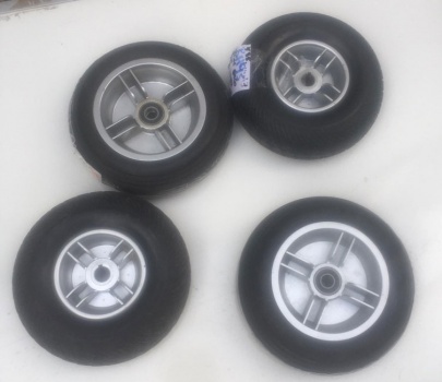 Special Order: 4 (all way round) - 3x9 Wheels For Pride GoGo Plus and UK Shipping