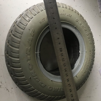Used 2.80/2.50-4 Solid Tyre For A Mobility Scooter Y374