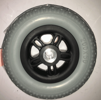 Used 200x50 Solid Rear Wheel/Tyre Assembly For A Mobility Scooter B2218