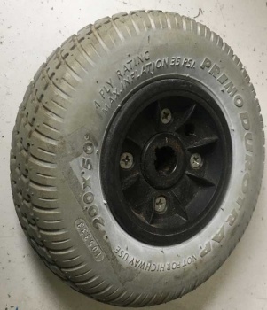 Used 200x50 Solid Rear Wheel/Tyre Assembly For A Mobility Scooter Q981