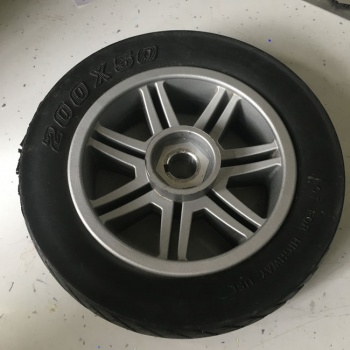 Used 200x50 Solid Rear Wheel/Tyre Assembly For A Mobility Scooter Y381
