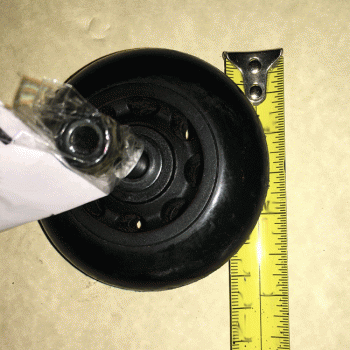 Used Rear Stabiliser Wheel For A Mobility Scooter B3545