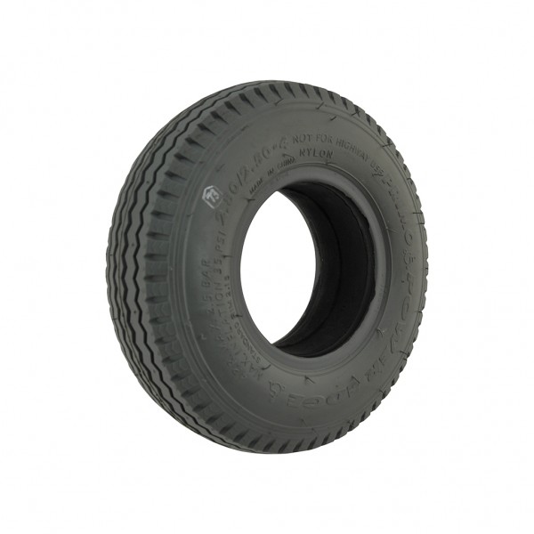 New 2.80/2.50-4 Grey Solid Sawtooth 53mm Tyre Tire Mobility Scooter