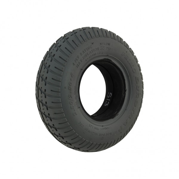 New 2.80/2.50-4 Grey Solid 68mm Pr1mo Duratrap Tyre Tire Scooter