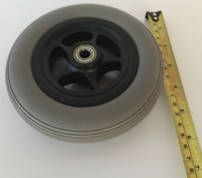 Used 15cm Dia FR Solid Wheel Assembly For A CareCo Mobility Scooter B1213