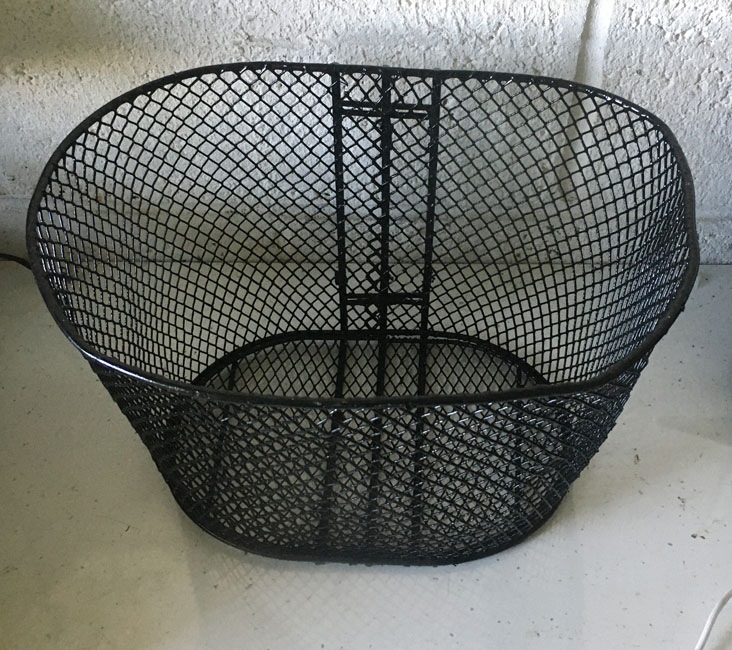 Used Front Metal Mesh Basket For A Pride Mobility Scooter Y898
