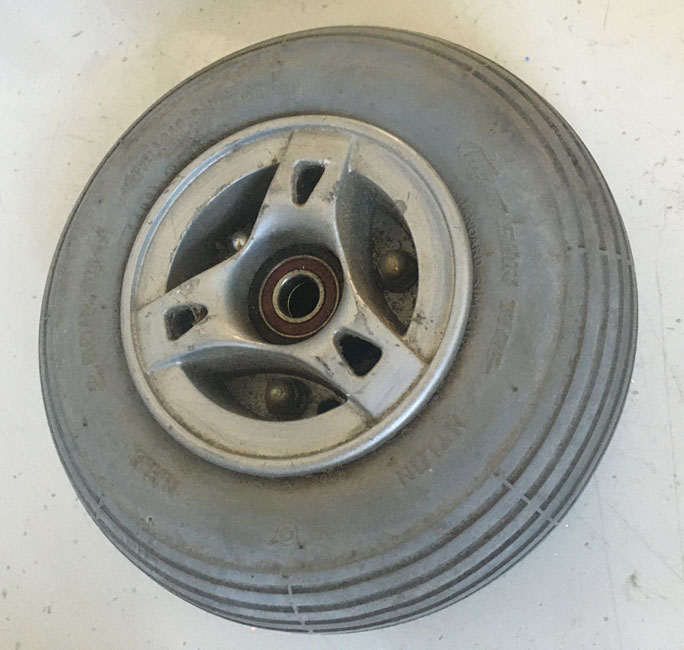 Used Solid 2.80/2.50-4 Front Wheel For Kymco Strider Scooter Y604