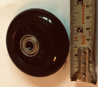 Used Rear Stabiliser Wheel For A Mobility Scooter V3957