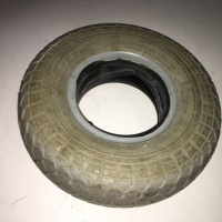 Used 4.10-3.50 x 5 Pneumatic Tyre For A Mobility Scooter T698