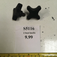 Used Pair of Arm Rest Knobs Kymco or Strider Mobility Scooter S5116