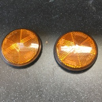 Used Pair of Orange Bolt Reflectors For Mobility Scooter V419